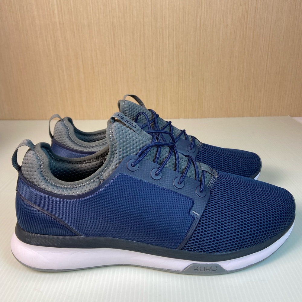 KURU Atom Running Shoes Men’s 14 Wide Indigo Blue Athletic Sneakers NIB - Picture 7 of 13